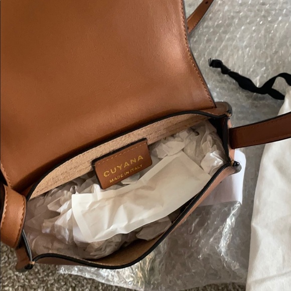 NEW 💝 CUYANA Mini Saddle Bag Caramel - Picture 5 of 16